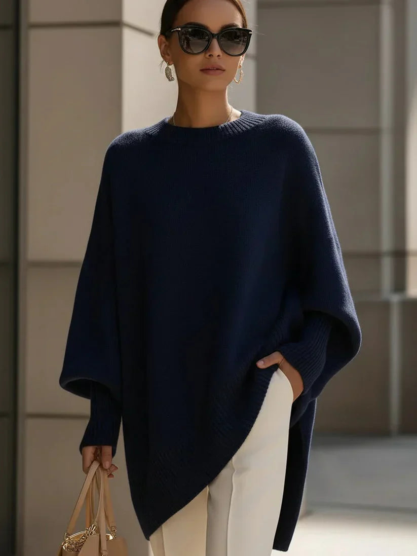 Valentina | Sueter tipo poncho extra grande