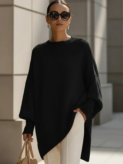 Valentina | Sueter tipo poncho extra grande