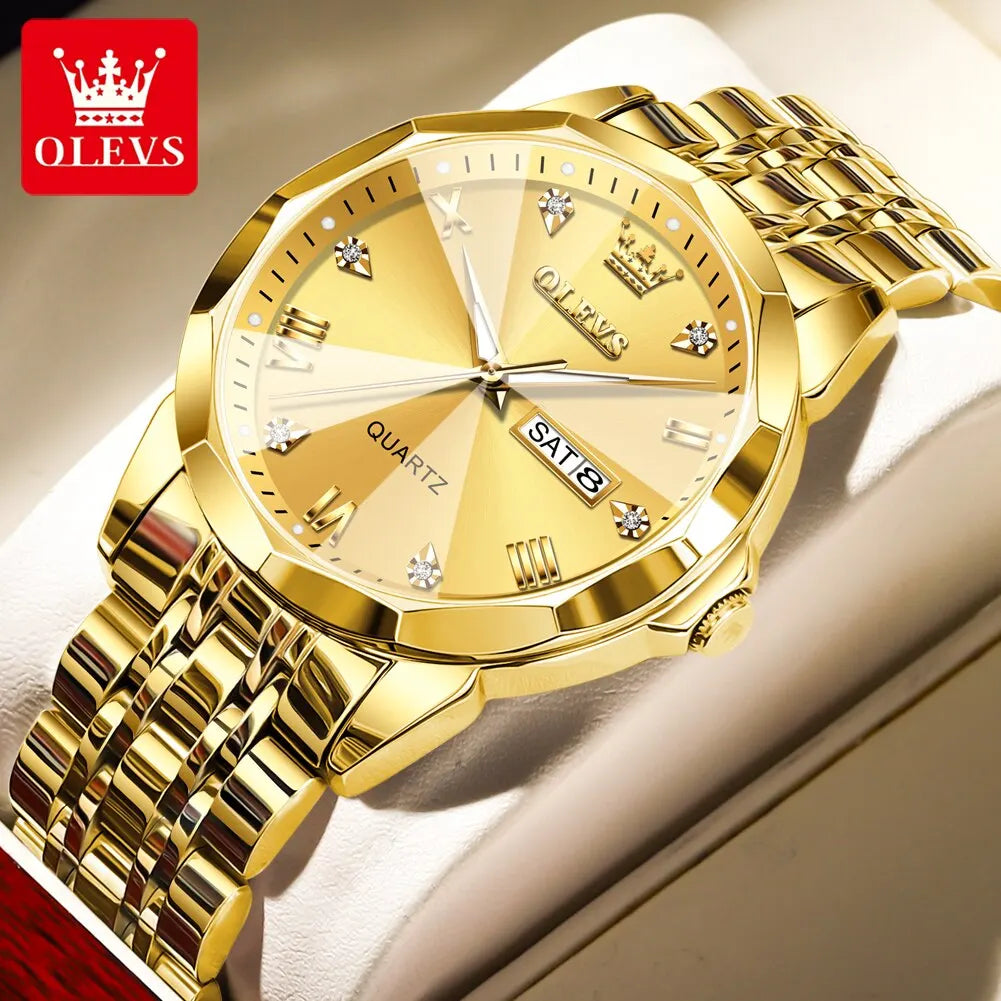 OLEVS® Reloj Cuarzo de Lujo