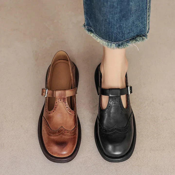 Verda - Elegante zapato de piel