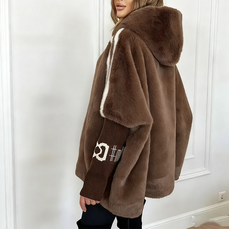 🔥¡Oferta imperdible del Black Friday: 50% de descuento!🔥 Abrigo casual para mujer con capucha y cremallera